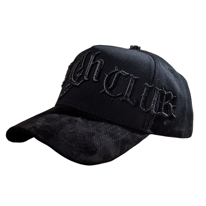 Gorra Noche Estrellada negra de Chantes, detalle