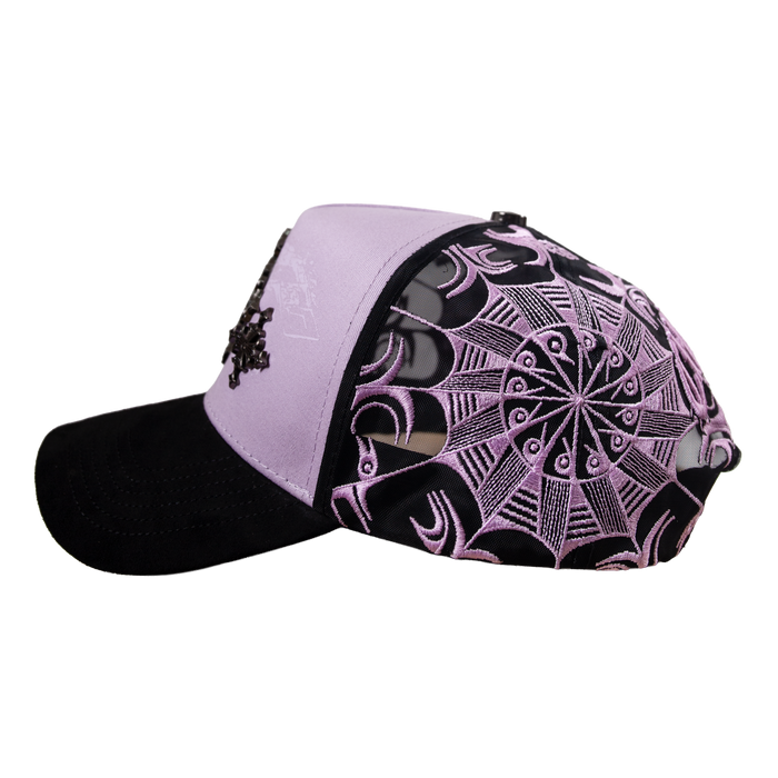 Gorra Naó Ika Cuatro Vientos rosa de Chantes, detalle